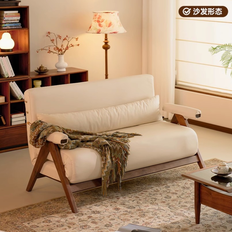 北美黑胡桃1.6m随眠休闲躺椅Y070-A14-19