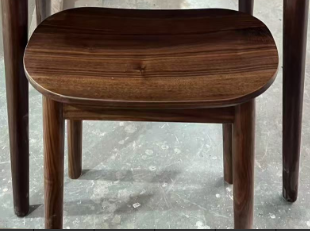 北美黑胡桃青黛妆凳Y070-A31-9